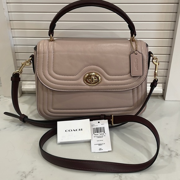 Coach Bags Coach Marlie Top Handle Satchel In Colorblock With